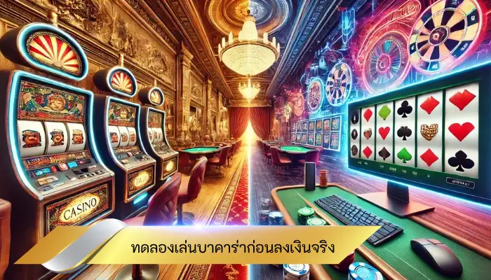 สิ่งที่ควรรู้เกี่ยวกับการทดลองเล่นบาคาร่าก่อนลงเงินจริง